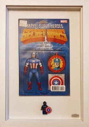Marvel Secret Wars Captain America Toy Variant Cover